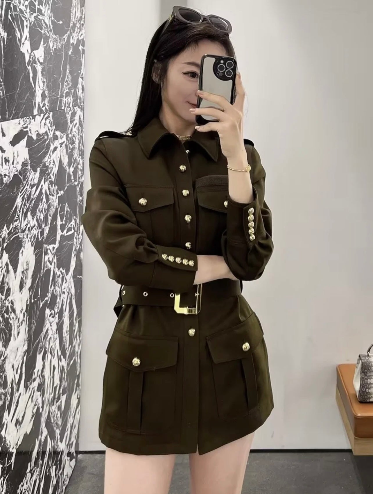 Celin'e Army Coat