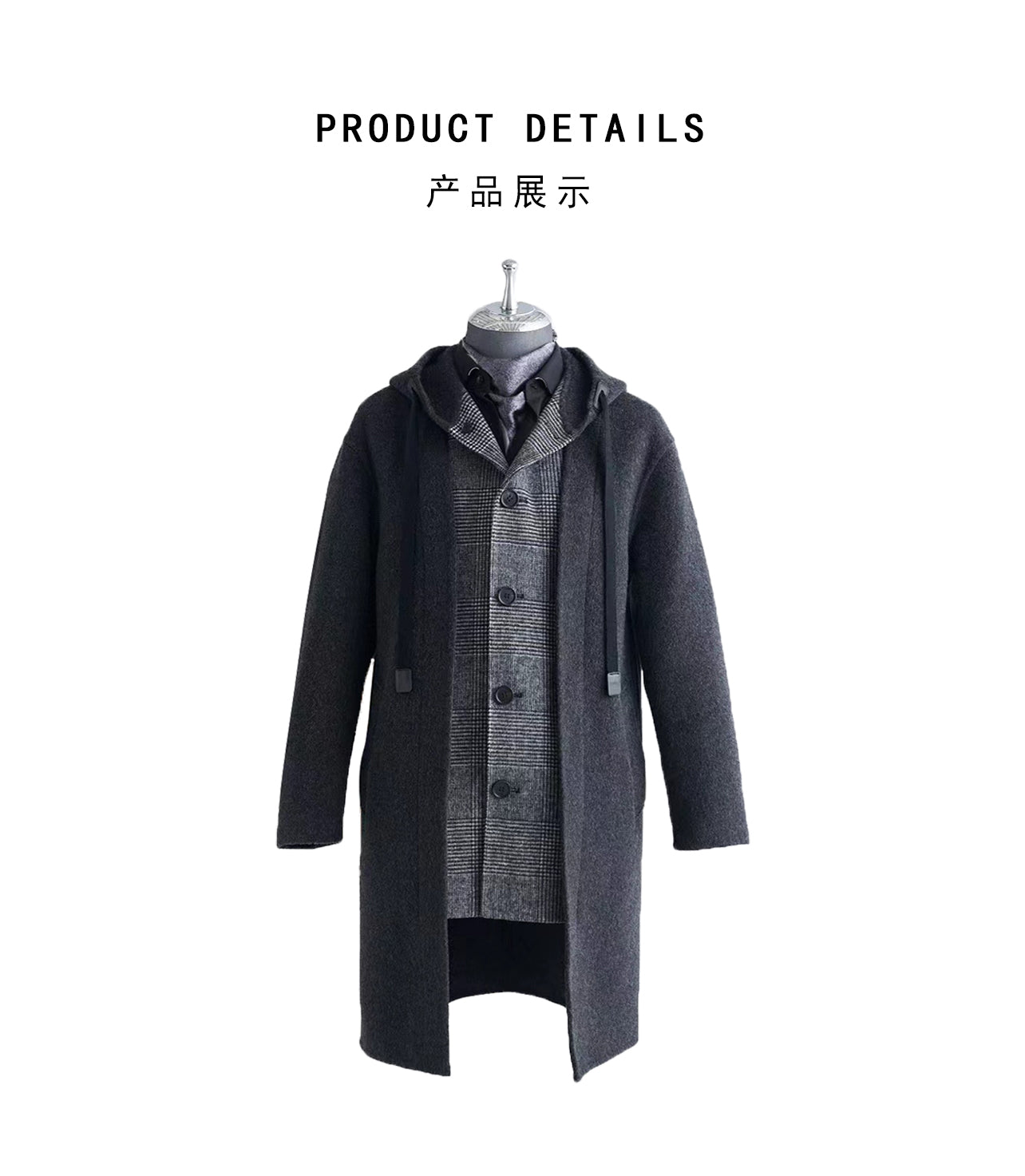 DIO'R Men Cashmere Coat