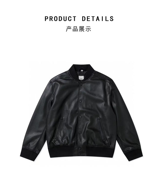 Burberry Men  Leather Jacket