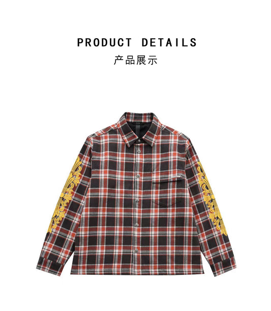 Chrome Hearts Plaid Men's Coat