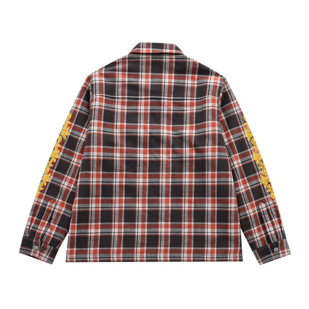 Chrome Hearts Plaid Men's Coat