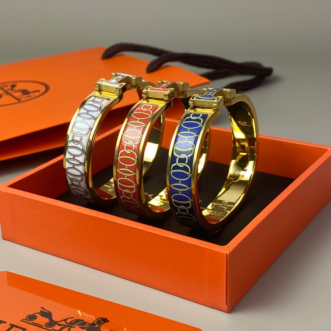 HERMES Enamel bracelet