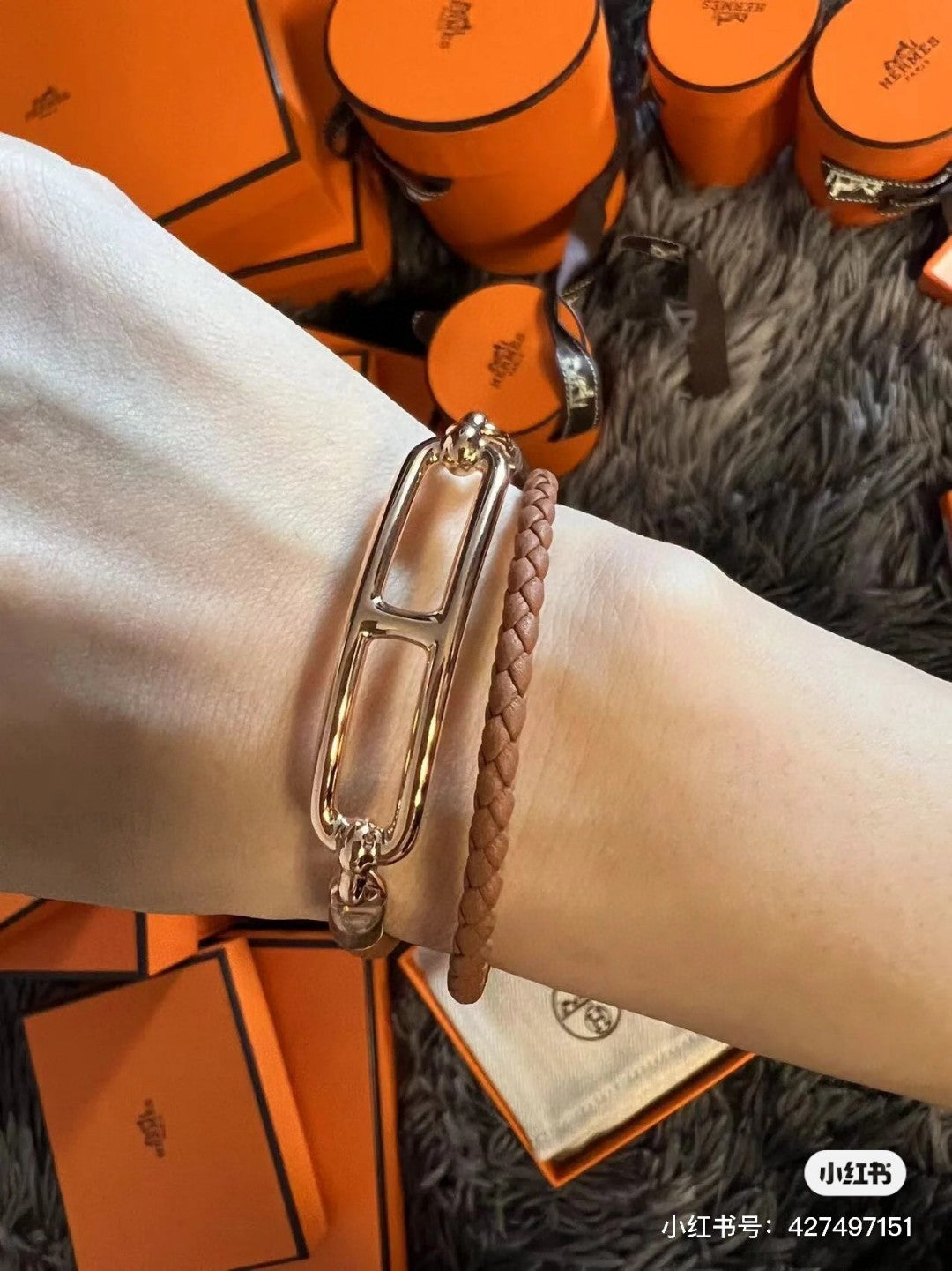 Hermes roulis bracelet