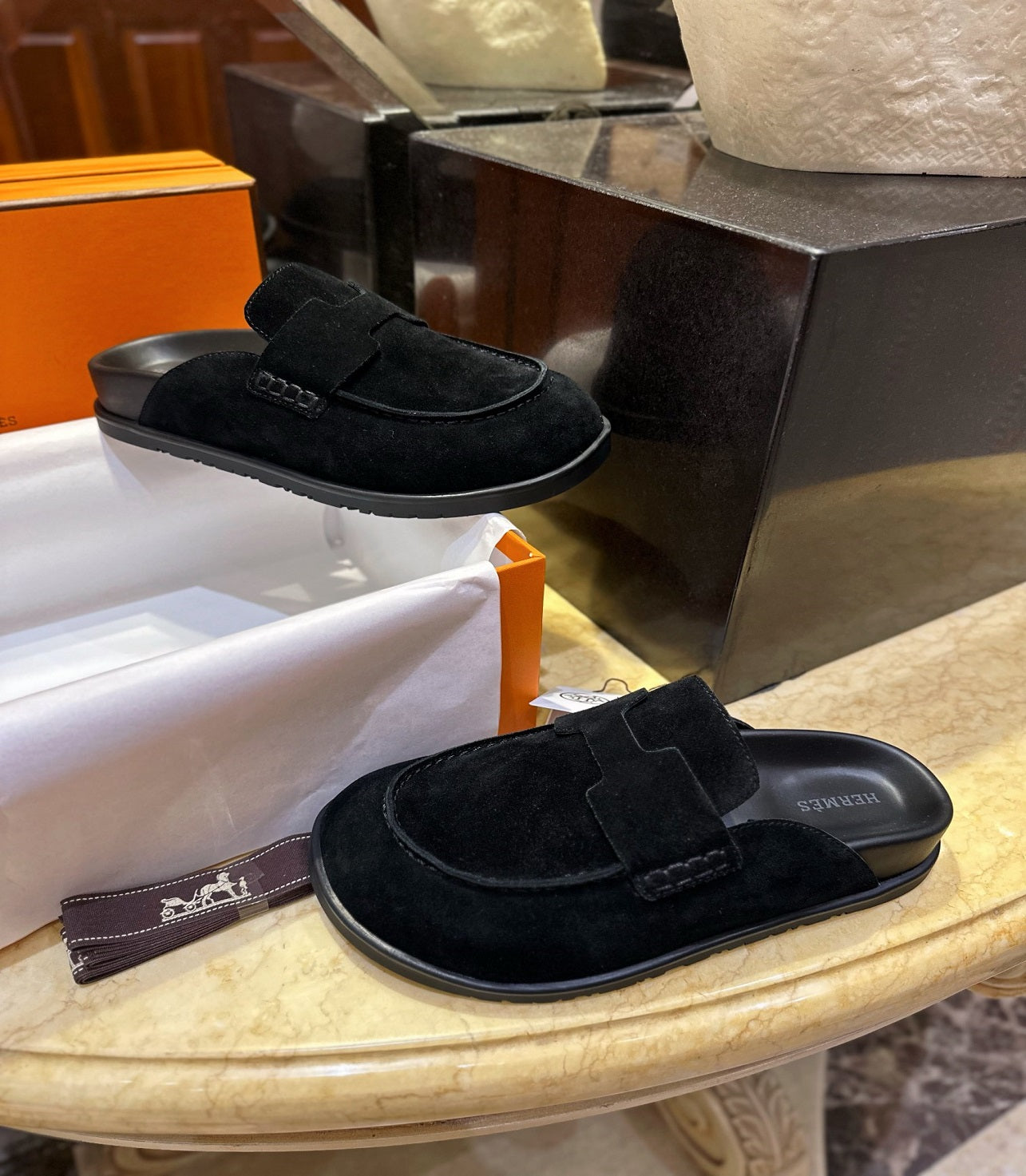 HERMES FLAT SHOES