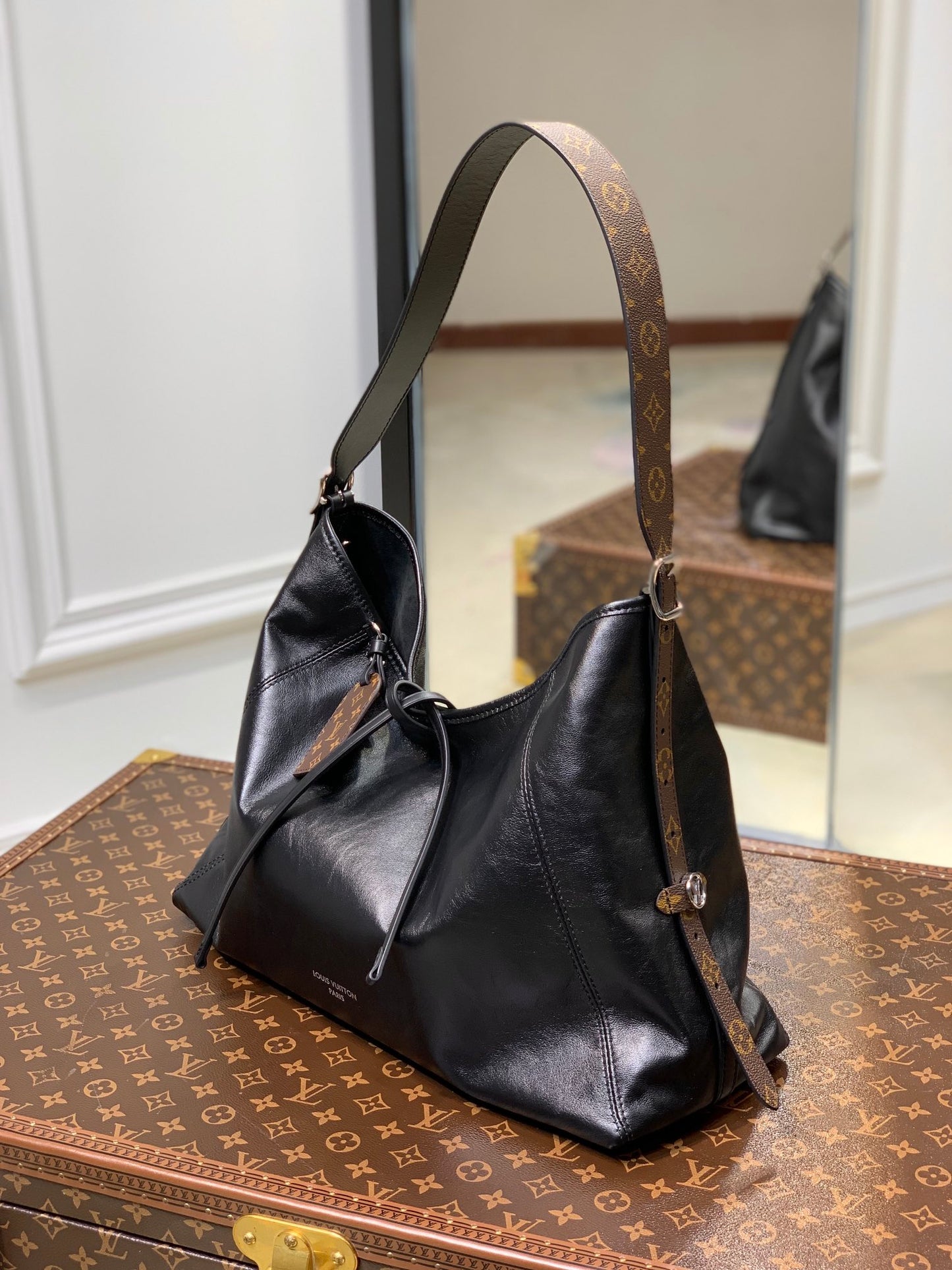 LV CarryAll Dark Bag