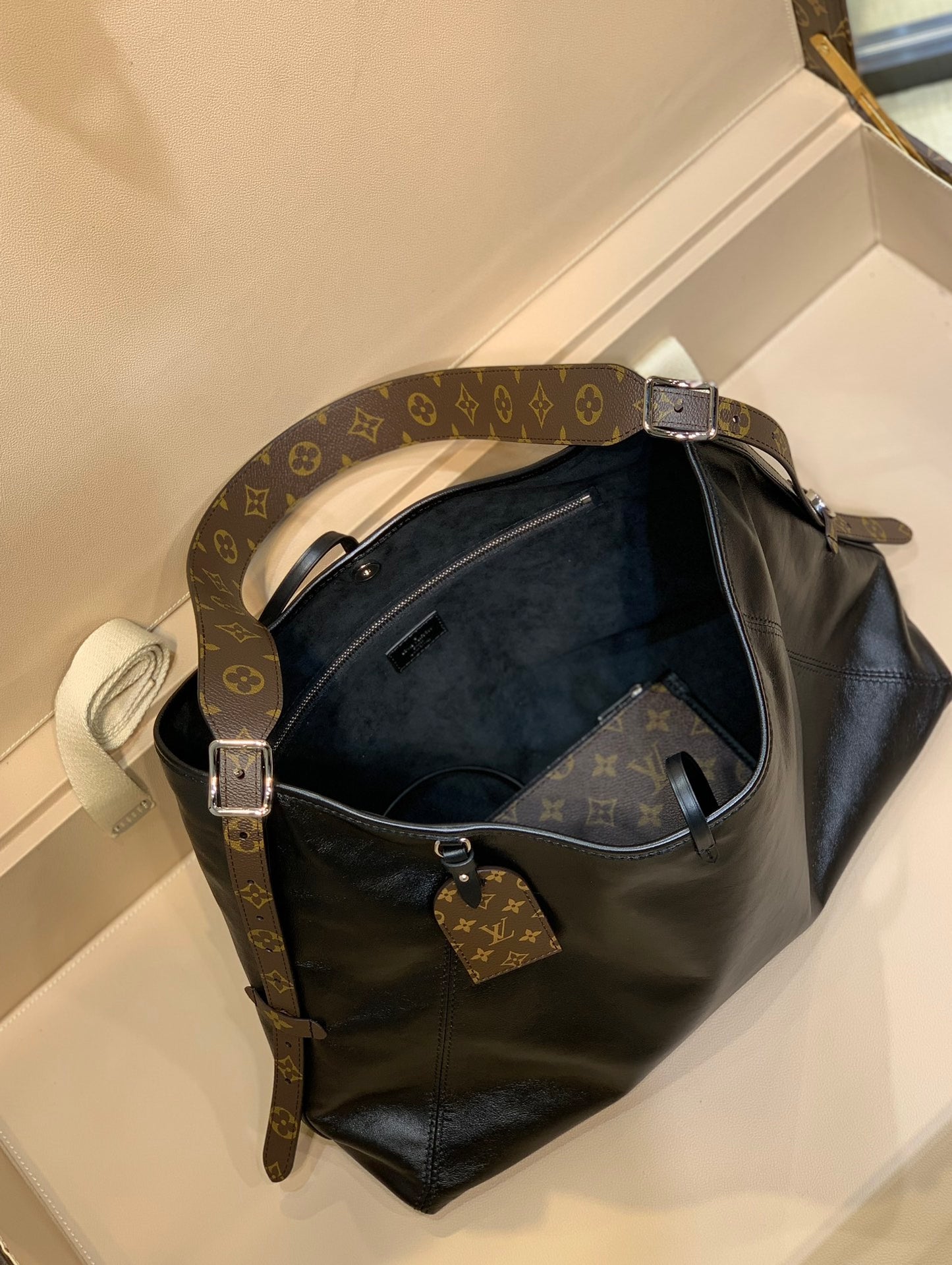 LV CarryAll Dark Bag